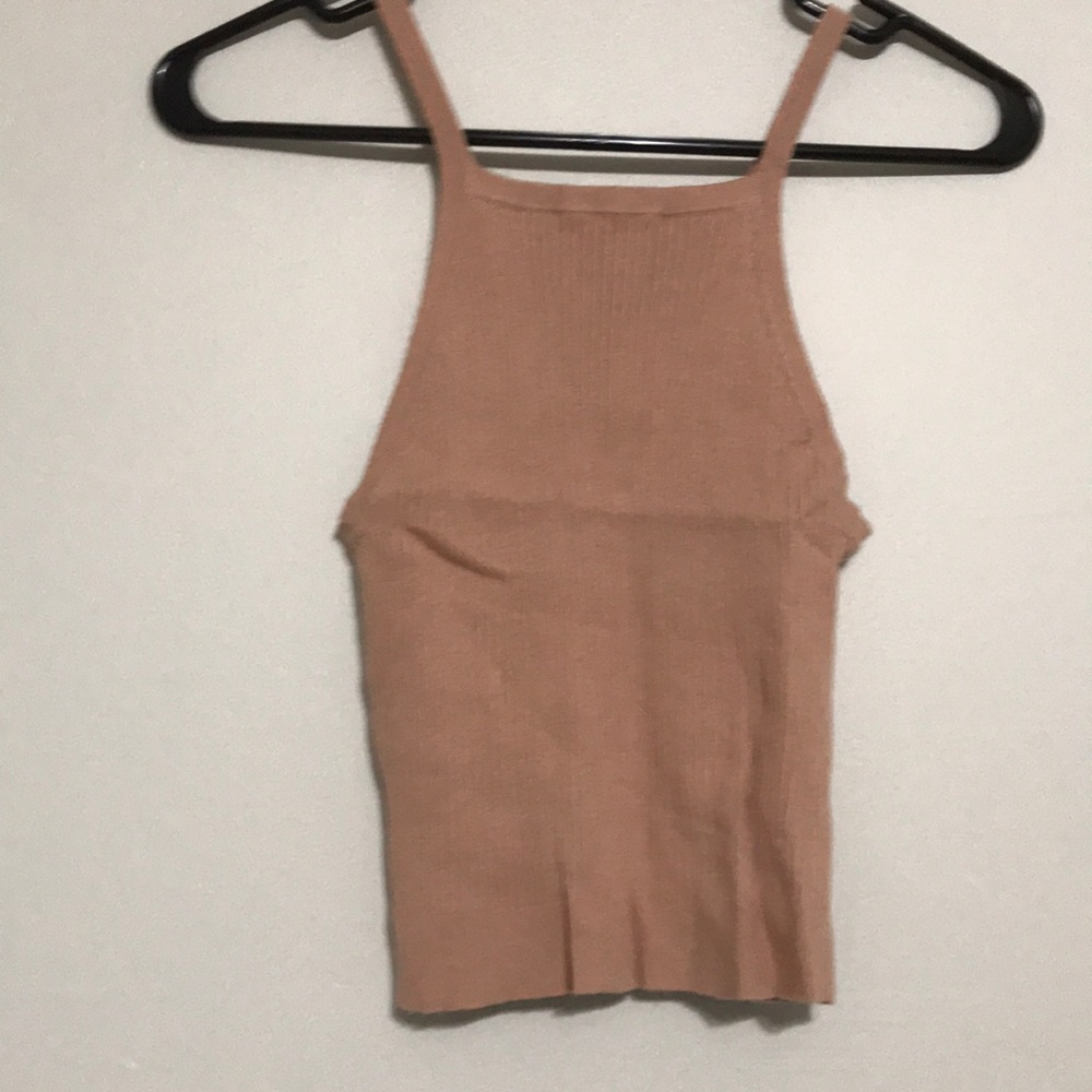 brandy melville ribbed crop top